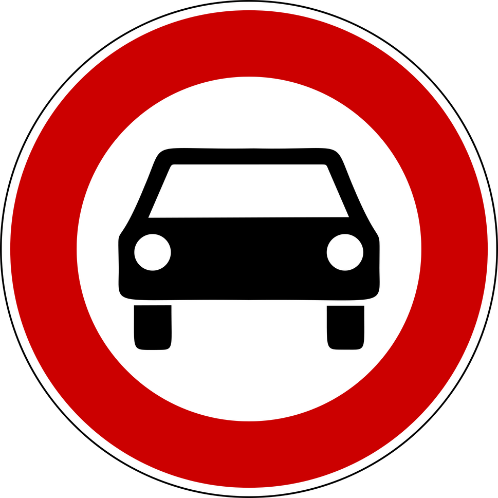 Parking Road Sign